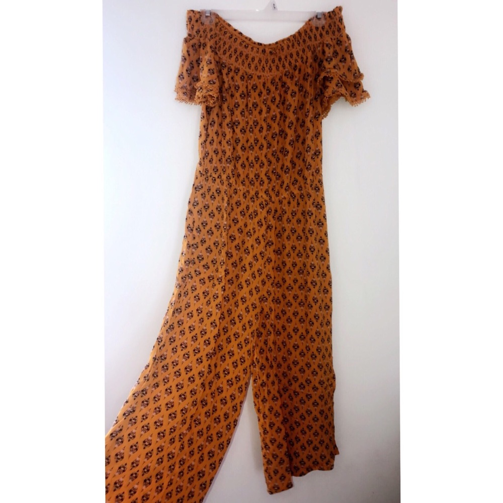 Off the shoulder one piece jumpsuit